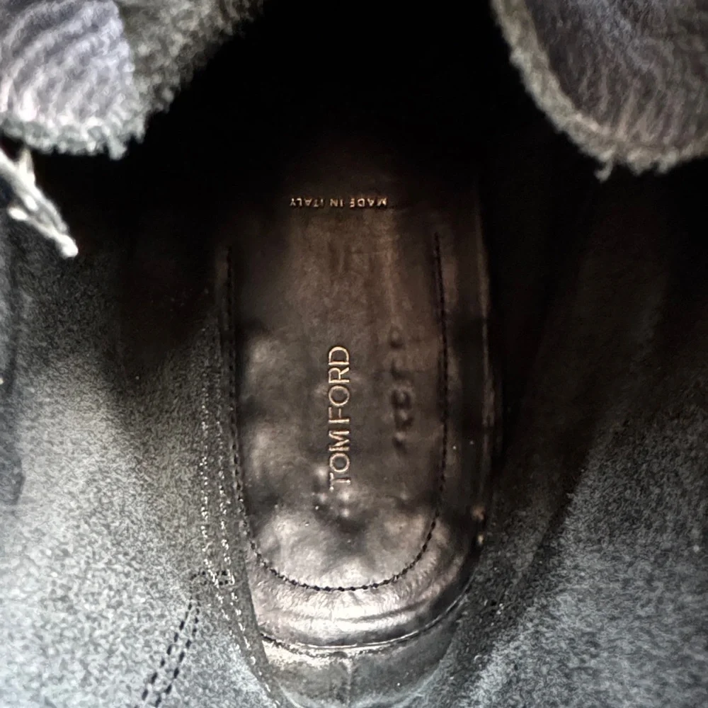 Tom Ford Black Leather Men's Boots-like new! - Picture 5 of 5